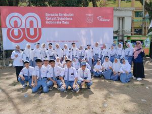 SMK GM Rela Panas-Panasan Demi Khidmatnya HUT RI ke-80